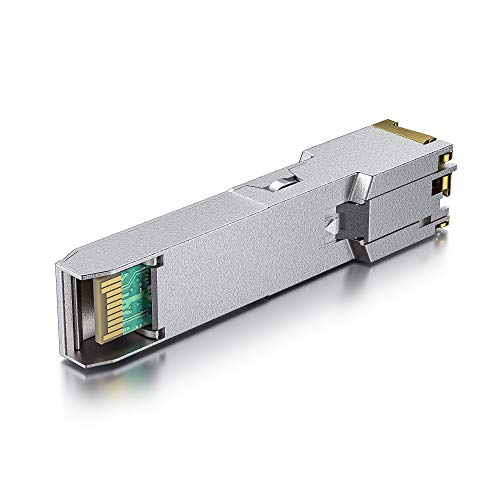 H!Fiber.com 1000Base-T SFP RJ45 Transceiver 100M 2 Pack - Gigabit SFP Copper Module, RJ45 Connector, Compatible for Cisco, Netgear, Ubiquiti ect | bis 100m,Kompatibel mit Cisco,Meraki,Ubiquiti UniFi,Netgear,TP-Link,MikroTik,Zyxel,D-Link,Linksys& andere...