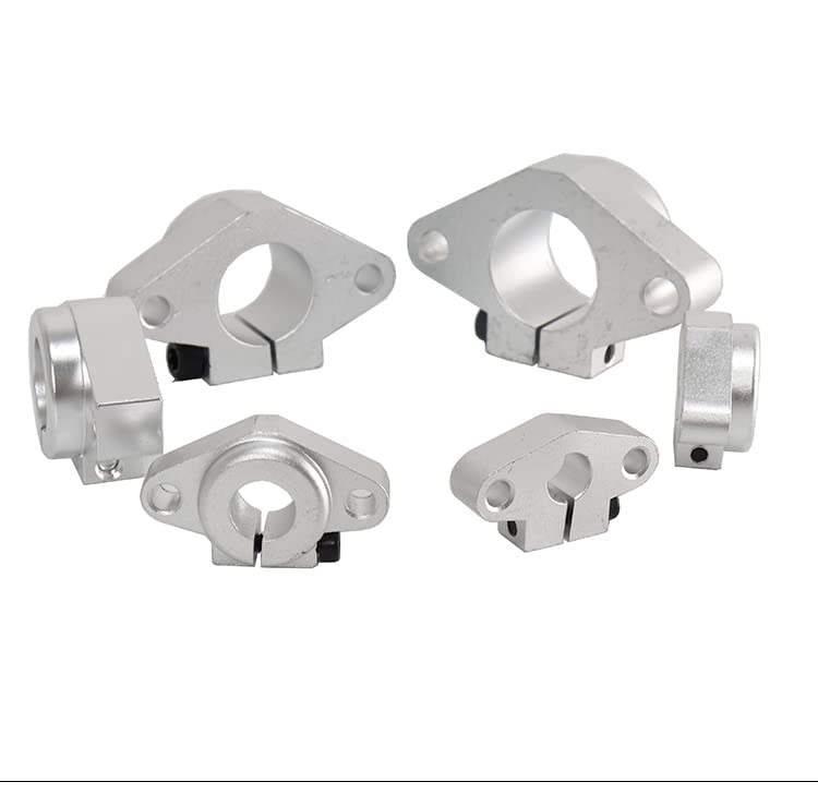 [Australia - AusPower] - 4pcs SHF12 Aluminum Linear Rod Rail Shaft Support 12mm Linear Motion Guides for CNC 3D Printer 12mm/0.47inch SHF 