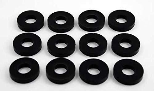 Isolate It!: Sorbothane Vibration Isolation Washer 50 Duro (.45" ID - 1" OD - .19" Deep) - 12 Pack