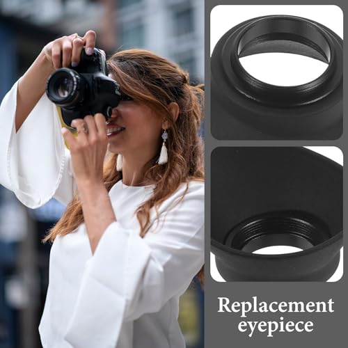 Veemoon Viewfinder Eye Cup Camera Eyecup Replacement Accessories Rubber Camera Eye Shade Viewfinder Eyepiece Part for Broken Repair 2.16 X 1.77 X 1.18 in