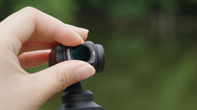 Magnetic Lens Filter Kit Compatible with DJI OSMO Pocket 3,4 Pack CPL ND16 ND64 ND256,Ultra Slim Frame & HD Optical Glass CPL+ND16/64/256
