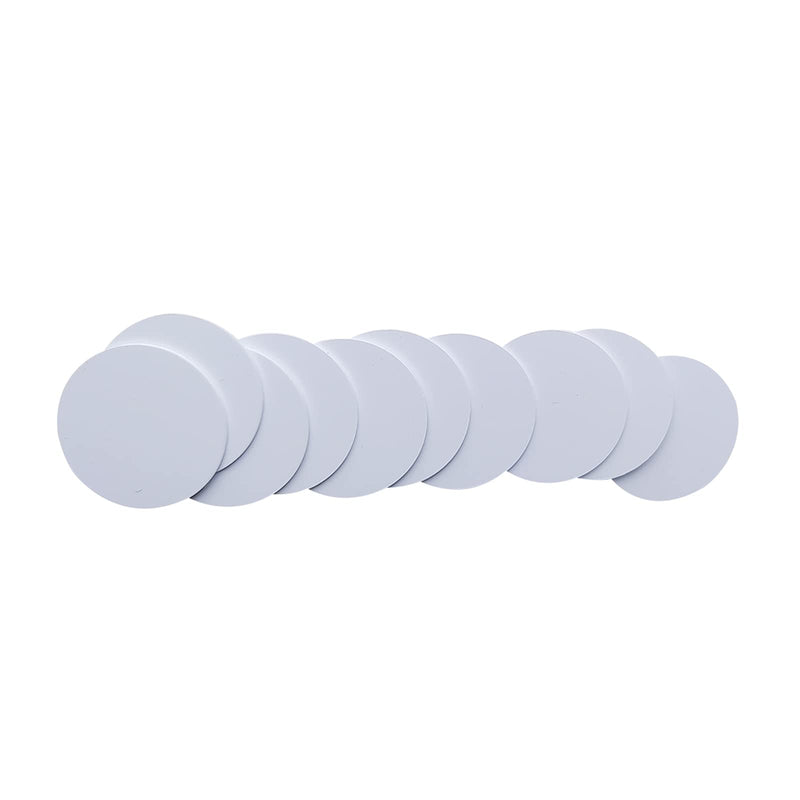 [Australia - AusPower] - IC ISO14443A RFID PVC Coin Card Tag UID Changeable Sector0 Block0 Rewritable(Pack of 10) 13.56Mhz Rewritable Coin 
