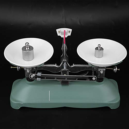 [Australia - AusPower] - Fdit Mechanical Scales Double Tub Scales Tray Table Scales for Laboratory Lessons Physics Accessories Various Weights (100 g) 100G 
