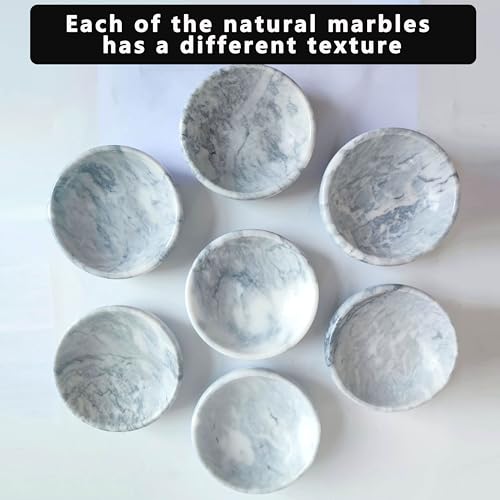 Handmade Natural Marble Incense Holder 9 Hole Ash Catcher Tray for Incense Sticks, Palo Santo & Sage | Spiritual Home Decor Gift for Yoga, Meditation (Pale) Pale