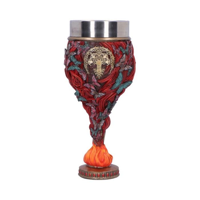 Nemsis Now Elden Ring Malenia Blade of Miquella Goblet - Official Licensed, Fantasy Drinkware, Hand-Painted Detailing and Stainless Steel Insert, for Gamers & Fans, 19.4cm