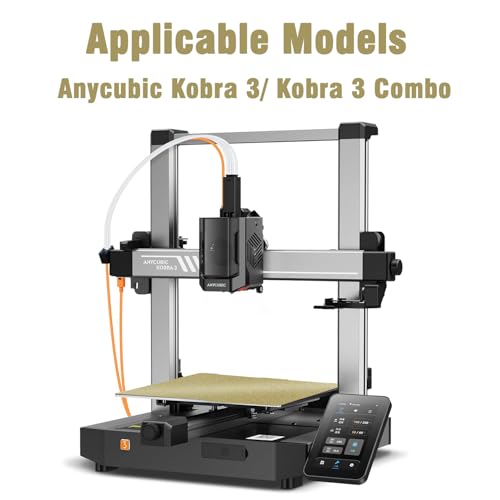 For Anycubic Kobra 3 Printing Plate PEI Double Sided Flexible Building Plate 256x268mm Removable Heated Bed Mat for Anycubic Kobra 3/Kobra 3 Combo Ace Pro 3D Printer