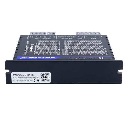STEPPERONLINE Stepper Motor Driver 1.8-5.6A 24-50VDC for Nema 23, 24, 34 | TE Series, DM556TE
