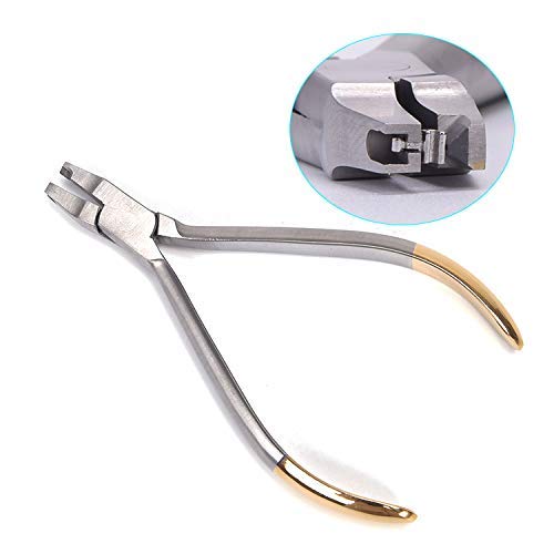 [Australia - AusPower] - Dental Free Hook Clamp Forceps Dental Orthodontic Pliers Instrument Crimpable Hook Placement Plier Stainless Steel 