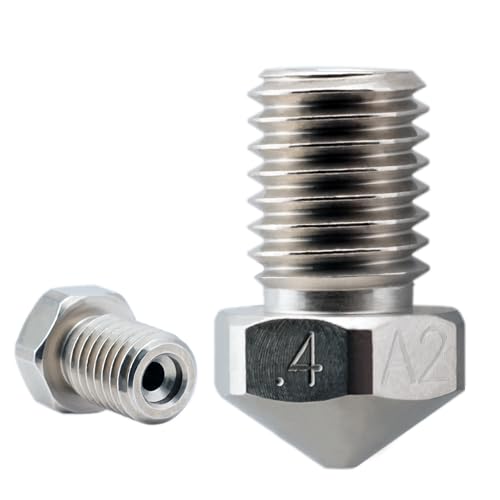 Micro-Swiss Plated A2 Tool Steel Wear Resistant Nozzle for Dremel Digilab 3D45 3D Printer Idea Builder 3D Printer (.4mm) .4mm