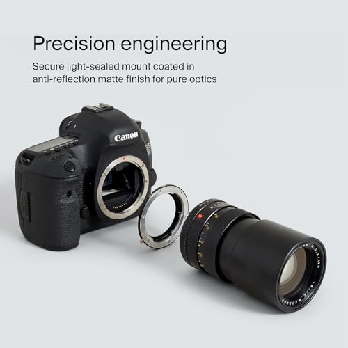 Urth Lens Mount Adapter: Compatible with Leica R Lens to (EF/EF-S) Camera Body