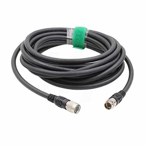 HangTon Extension Cable for Sony XC DXC Hitachi Panasonic CCD Marshall CV-503 Camera, Hirose 12 Pin Male to 12 Pin Female 5m