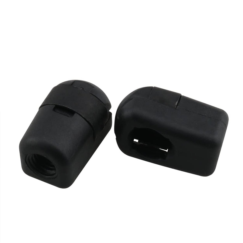 [Australia - AusPower] - 4PCS Black M8 Female Thread Gas Spring Connector Nylon Connector Gas Spring End Fitting Gas Spring Connector Generator Accessories 