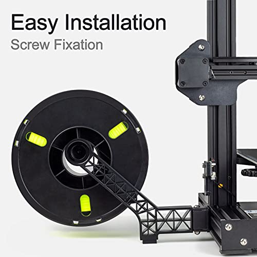 Creality Rotatable Filament Spool Holder Upgrade Kit Built-in Bearing 3D Printer Bracket for Ender 3,Ender 3 V2,Ender 3 Pro,CR10,Ender 5,Ender 5 Pro,Ender 3 Neo,Ender 3 V2 Neo 3D Printers