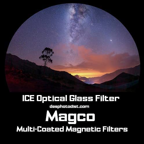 ICE Magco 77mm MC Slim Magnetic LiPo Filter Didymium Broadband Light Pollution Reduction Optical Glass Incl Adapter