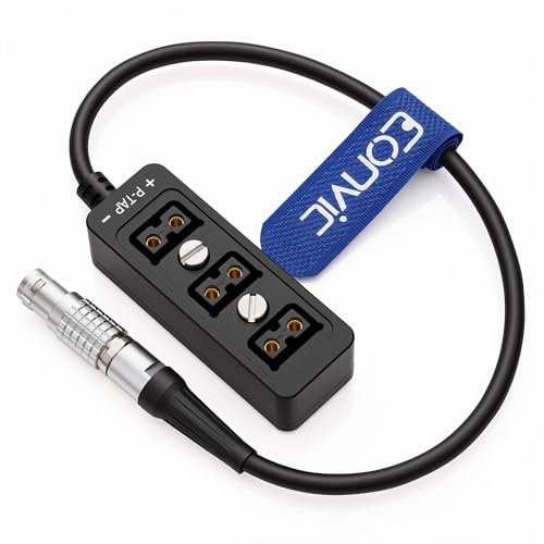 6 Pin Power Splitter Cable 14.8V Output for DJI Ronin 2 to 3 Port D-Tap P-Tap HUB Adapter Cable for Monitor Camera 30CM