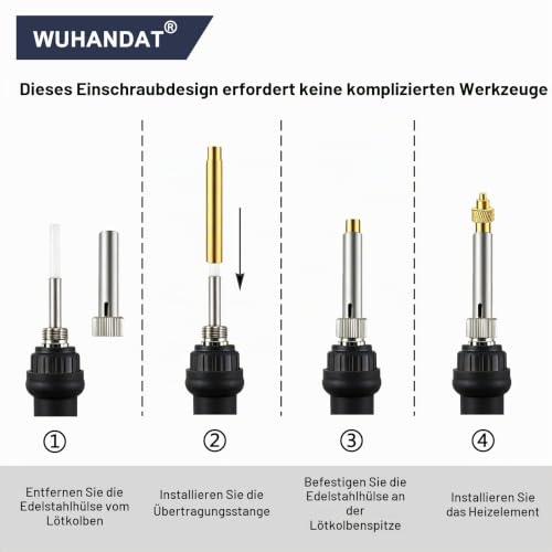 Melting Aid for Thread Inserts, Melting Thread Pack of 7 | Soldering iron melting aid, thread inserts 3D printing, soldering iron thread insert, with M2, M2.5, M3, M4, M5, M6, M8