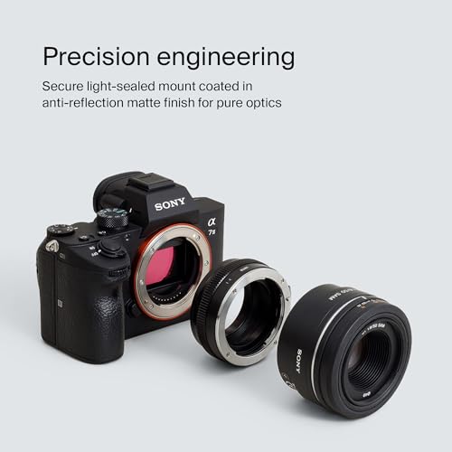 Urth Lens Mount Adapter (Manual): Compatible with Sony A (Minolta AF) Lens to Sony E Camera Body