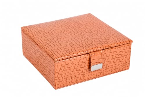 La Trove Travel Jewelry Case for Women, Rings & Earrings Organizer, Pink