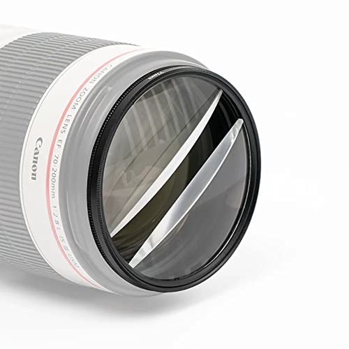 Camera Filter Accessories - 77mm Split Diopter Prism Lens Filter Blur Zoom Center Special Effect for SLR Cameras