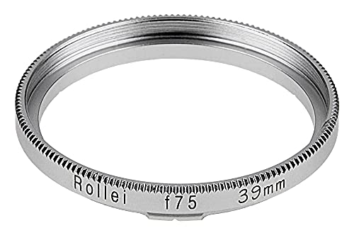 Fotodiox Step Ring, Bayonet II (Bay 2) - 39mm Filter Adapter for Rolleiflex Rollei TLRs with 75mm F3.5 Take Lens