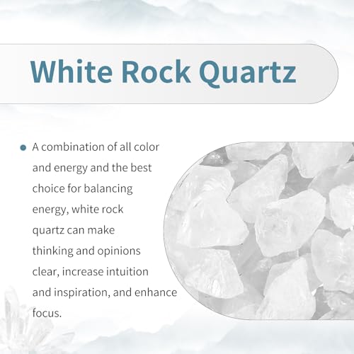 TUMBEELLUWA Clear Quartz Crystal Pendulum for Dowsing Divination White