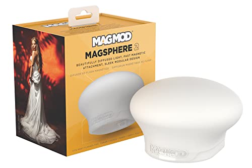 MagMod MagSphere 2 Flash Diffuser, Photography Lighting Flash Modifier