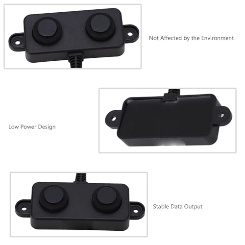 Ultrasonic Distance Sensor DC 3.3V to 5V Waterproof Ultrasonic Sensor Parking Occupancy Vehicle Detector UART Automatic 3 to 450cm