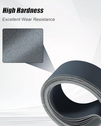 GUZIKO 2x72 inch sanding belts 8-pack for metal, glass, and stone finishing