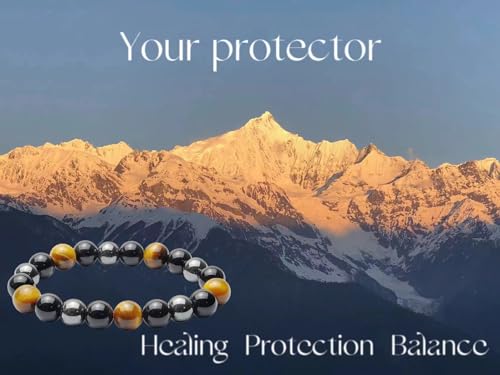 Triple Protection Bracelet Elastic 10mm Bead Bracelet For Women Medium Size Triple Protection Bracelet