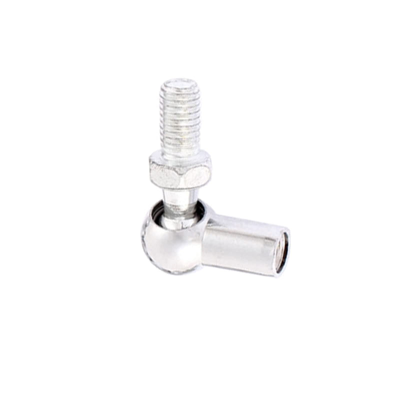 [Australia - AusPower] - 10pcs Angle Ball Joint - [M6x1.0 Right Female Thread, M8x1.25 Right Male Thread] Gas Spring Elbow Joint Fitting for Automotive, Hinged Door, Cupboard 