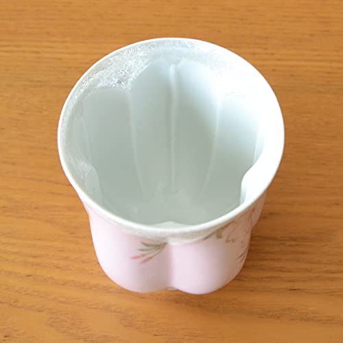 有田焼やきもの市場 Japanese Yunomi Tea Cup Cherry Blossom Made in Japan Arita Imari ware Hananomai Pink