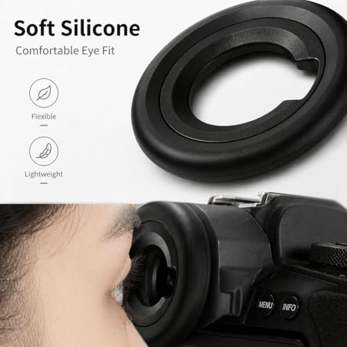 Extended Z8 Z9 Zf DK-33 Eyepiece, Round Soft Silicone Camera Eyecup