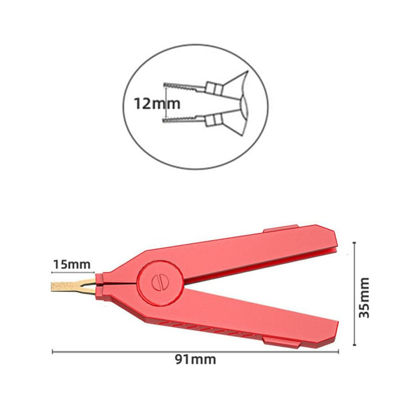 [Australia - AusPower] - Replacemen Push-on Alligator Clips for Multimeter Test Lead,3 Pcs 