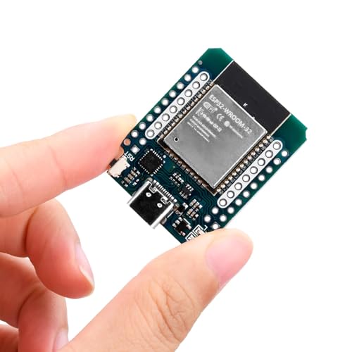Pack of 5 Mini for ESP32 USB C for ESP32 Wroom NodeMCU WiFi Bluetooth Module Development Board CH9102F Chip Compatible Arduino IDE 5 PCS (USB C)