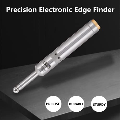 [Australia - AusPower] - Precision Electronic Edge Finder Stainless Steel Accuracy with LED Milling Lathe Machinist Mill 