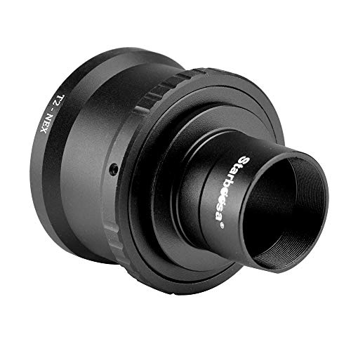 1.25" Telescope T Adapter with T2 Ring for Sony NEX Cameras Camera Adapter Set for Sony NEX