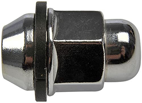 Dorman 611-208 acorn wheel lug nuts, M12-1.50 thread, 21 mm hex, 10-pack for select Hyundai models