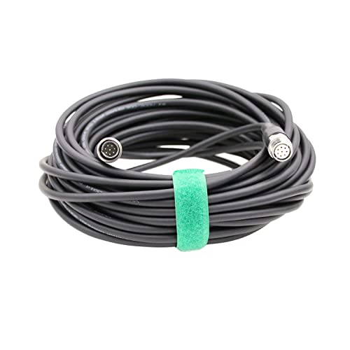 8 Pin Adapter Cable for Canon Fujinon VariZoom Zoom Control Lens Angenieux, Male to Female Connector Extension 1M