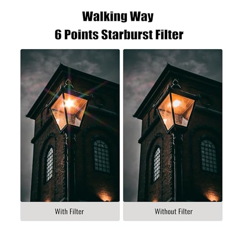 Walking Way 58mm Star Filter Set, 4-6-8 Points