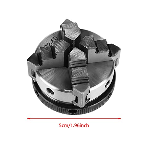 4-Jaw Self Centering Chuck, 4 Jaw Reversible Self Centering M14 Thread Mount Mini Lathe Chuck K02-50 CNC Milling Drilling Tool, Power Lathe Chucks