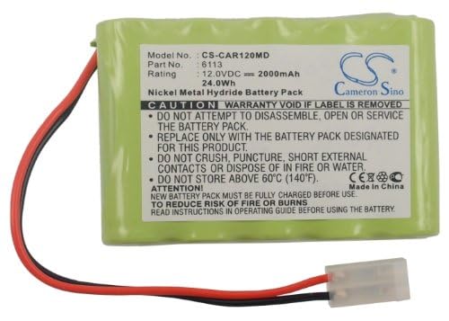 TCTK Batteries Compatible with [Cardiette] Cardioline ECG Recorder AR1200, Cardioline ECG Recorder AR1200 View FC1400, Cardioline ECG Recorder AR1200ADV, for [CardioRapid] K360 Replaces 110176, for