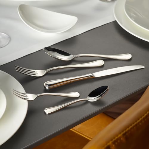 Villeroy & Boch Neufaden Merlemont 5-piece dinnerware set with plate, bowl, and cup for a stylish single place setting.