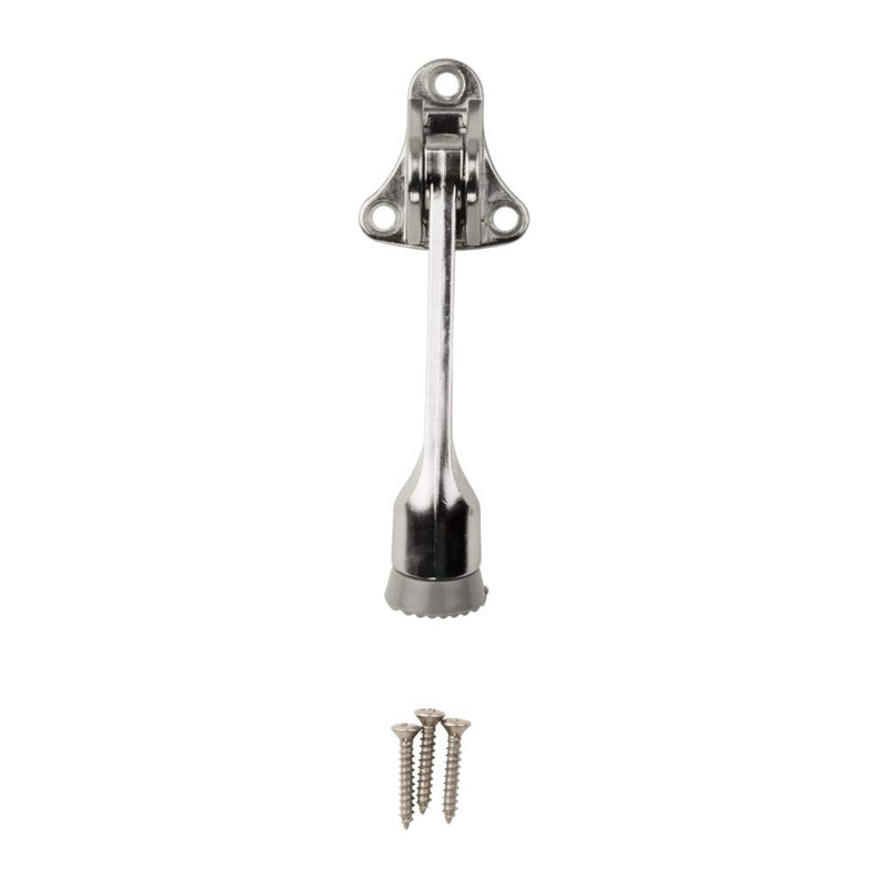 [Australia - AusPower] - National Hardware N273-532 4 Kickdown Door Stop Sc, Satin Chrome 