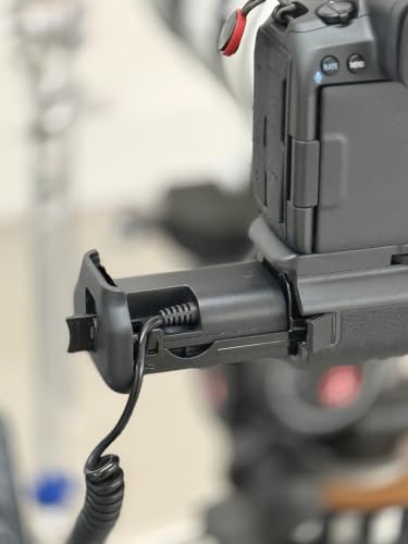 Alvin's Cables D-tap to LP-E6P Dummy Battery Power Coiled Cable for Canon EOS R5 Mark ll/ R5/ R6 Mark ll/Mark III/ R6/ R7/ R Camera E6P