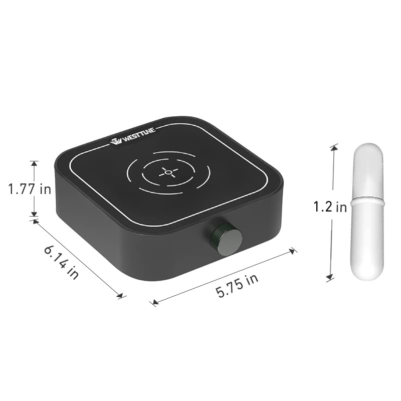 [Australia - AusPower] - Magnetic Stirrer 3000rpm, Magnetic stir Plate with Stir Bar, Mini Magnetic Mixer Stirrer Max Stirring Capacity 3000mL, Lab Stirrers (No Heating) Basic 