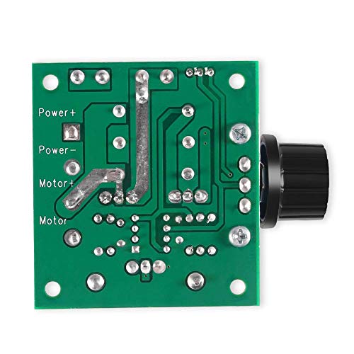ARCELI 12V-40V 10A PWM DC Motor Speed Controller with High Torque and Low Radiation Frequency with Rotary Knob High Efficiency, Variable Speed Regulator