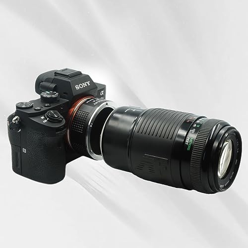 PHOLSY Lens Mount Adapter Compatible with Canon EF Lens to Sony E Camera Canon EF/EF S to Sony E