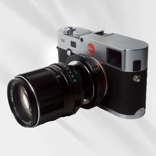 PHOLSY Lens Mount Adapter Compatible with M42 42mm Lens and Leica M Camera M42 to Leica M