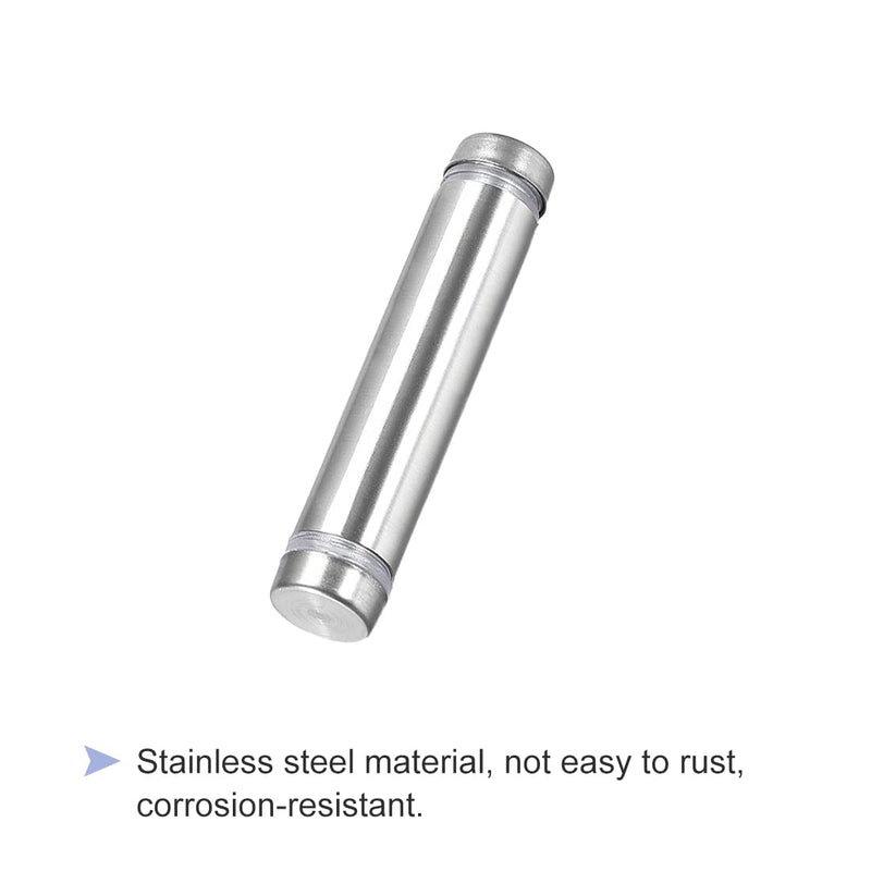 [Australia - AusPower] - uxcell 1/2 Dia x 2-1/8"(12x54mm) Double Head Standoff Screws Acrylic Glass Nails 4pcs 54mm 