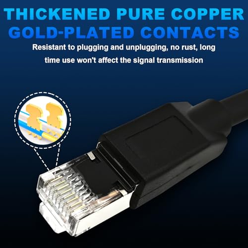 9.9FT M12 8 Pin X Code Male to RJ45 Industrial Cable High Flexible Shielded Ethernet Cable for Industrial Camera 3M 9.9 Feet